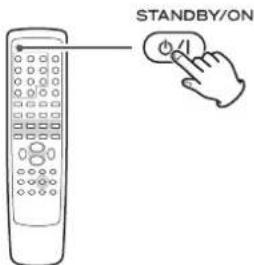 TEAC DRH300S - Press the STANDBY/ON button to turn the unit off (standby). - 1