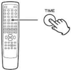 TEAC DRH300B - During playback, press the TIME button twice. - 1