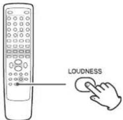 TEAC DRH300B - LOUDNESS button - 1