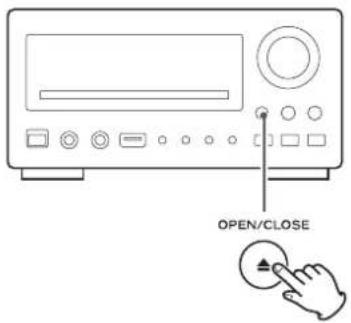 TEAC DRH300B - Cómo abrir y cerrar la bandeja - 1