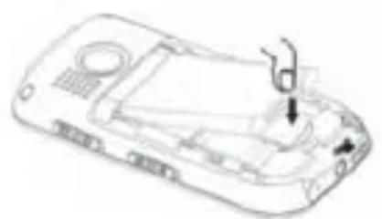 SWISSVOICE MP03 - Installare la schedalSIM e l'accumulatore - 2