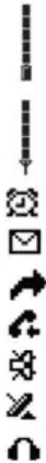 SWISSVOICE MP03 - Icons in the handset display - 1