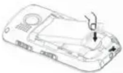 SWISSVOICE MP03 - Installing the SIM card and the battery - 2