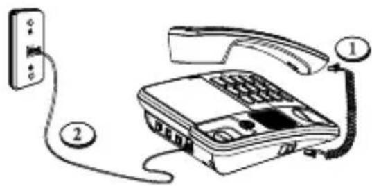 SWISSVOICE CP20 - Installing the phone - 1