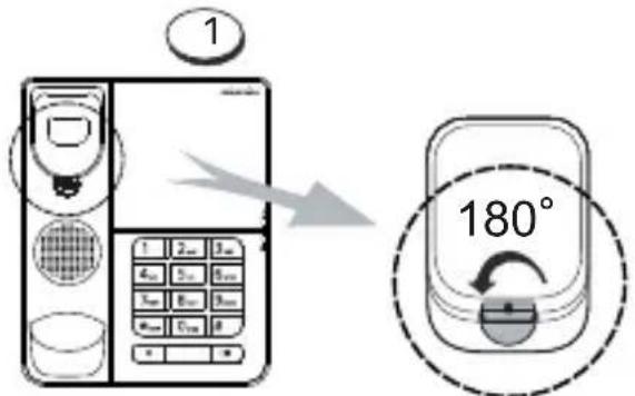 SWISSVOICE CP20 - Fixation au mur - 1