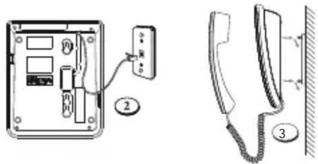 SWISSVOICE CP20 - Fixation au mur - 2