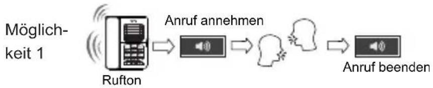 SWISSVOICE CP30 - Telefonieren Anruf annehmen - 1