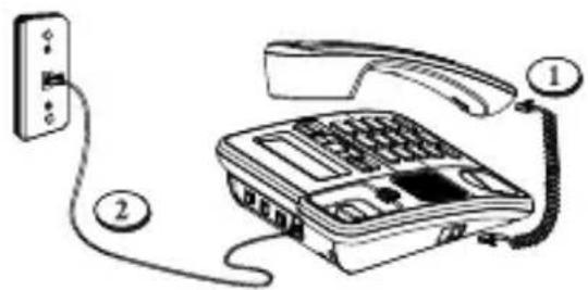 SWISSVOICE CP30 - Installing the phone - 1