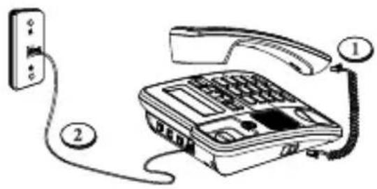 SWISSVOICE CP30 - Anschließen des Gerätes - 1