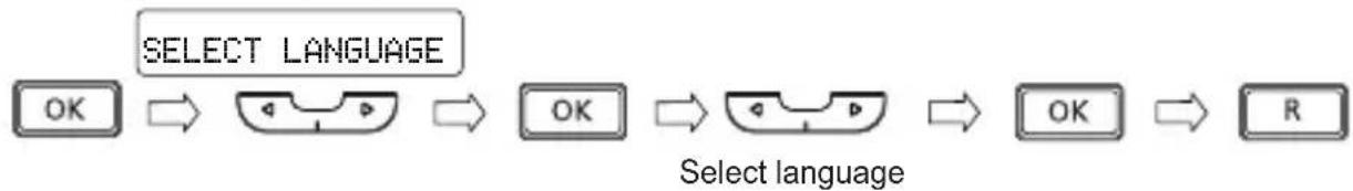 SWISSVOICE CP40 - Setting the language - 1