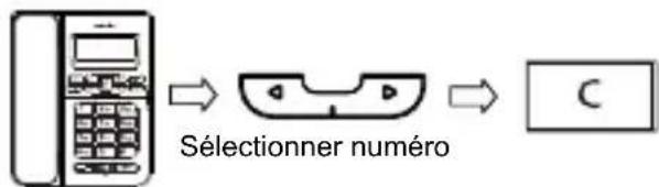 SWISSVOICE CP40 - Suppression d'un numero de la liste d'appels - 1