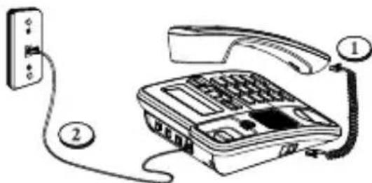 SWISSVOICE CP40 - Installation du téléphone - 1