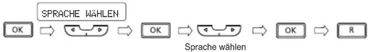 SWISSVOICE CP40 - Sprache einstellen - 1