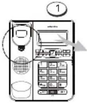 SWISSVOICE CP40 - Fixation au mur - 1