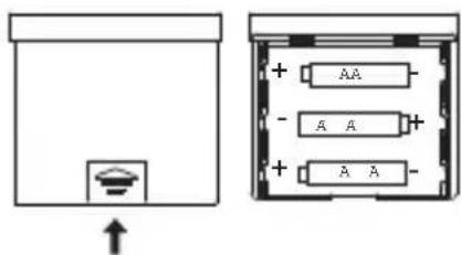 SWISSVOICE CP40 - Installation et remplacement des piles - 1