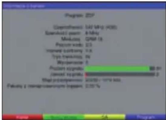 TECHNISAT DiGYBOXX T4 - Informacje o kanale - 1