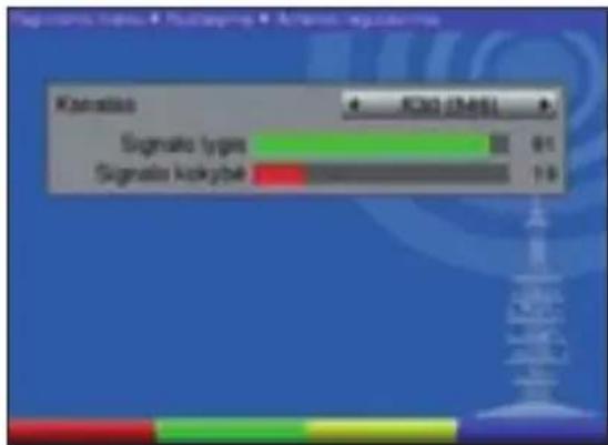 TECHNISAT DiGYBOXX T4 - Antenos derinimas - 2