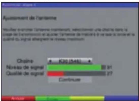TECHNISAT DiGYBOXX T4 - Réglage antenne - 1