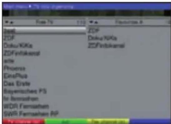 TECHNISAT DiGYBOXX T4 - Opening the programme list management - 3