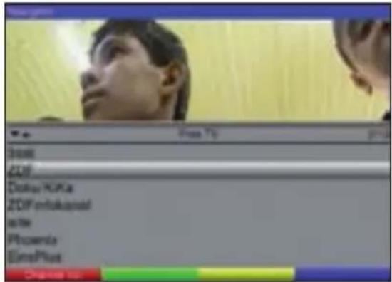 TECHNISAT DiGYBOXX T4 - Using the navigator (programme list) - 1