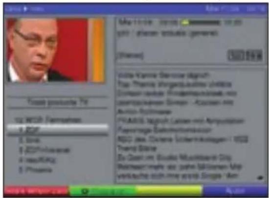 TECHNISAT DiGYBOXX T4 - Informații EPG - 1