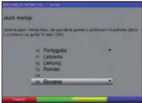 TECHNISAT DiGYBOXX T4 - Jezik menijev - 1
