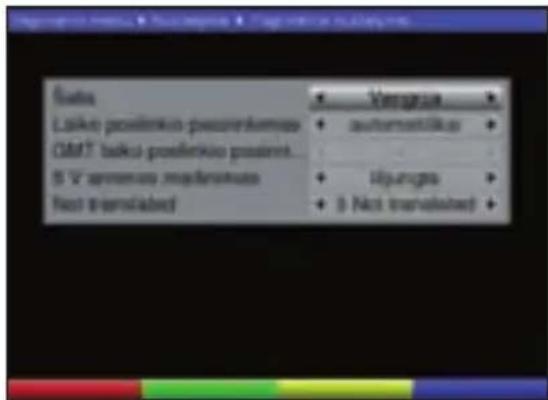 TECHNISAT DiGYBOXX T4 - Pagrindiniai nustatymai - 2