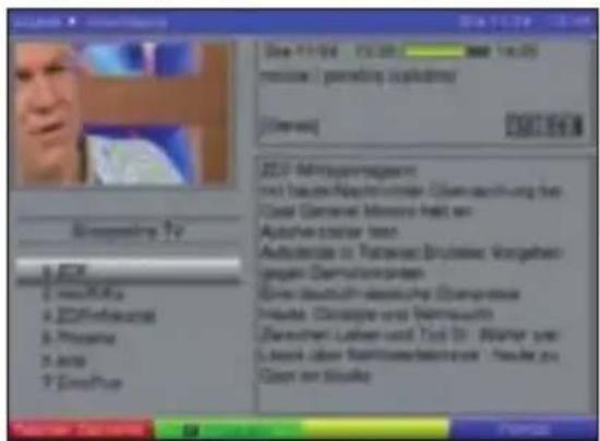 TECHNISAT DiGYBOXX T4 - Informacije o EPG - 1