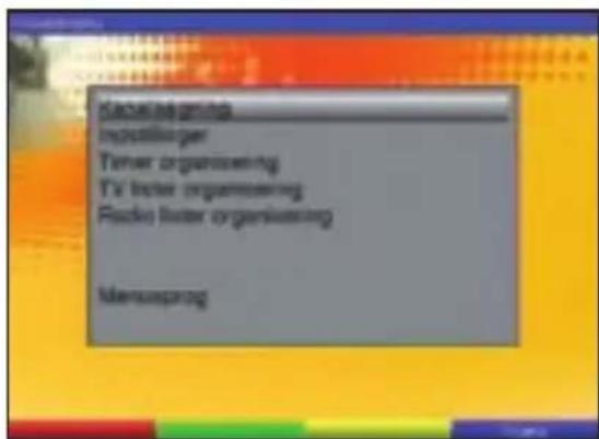 TECHNISAT DiGYBOXX T4 - Menu sprog - 1
