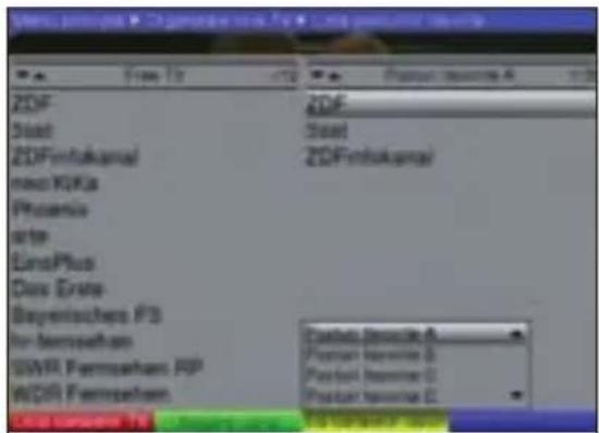 TECHNISAT DiGYBOXX T4 - Fereastra de administrare a listelor cu programe - 4