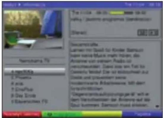 TECHNISAT DiGYBOXX T4 - EPG informacija - 1