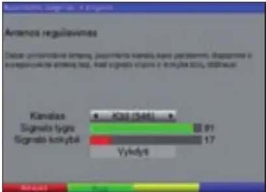 TECHNISAT DiGYBOXX T4 - Antenos derinimas - 1