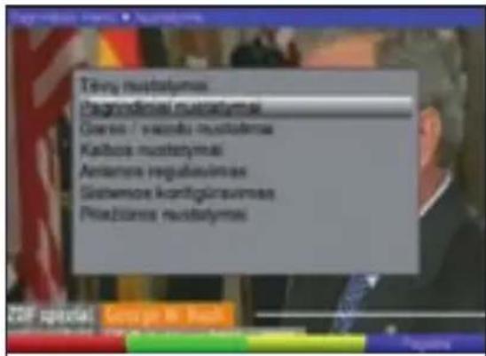 TECHNISAT DiGYBOXX T4 - Pagrindiniai nustatymai - 1