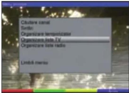 TECHNISAT DiGYBOXX T4 - Fereastra de administrare a listelor cu programe - 1
