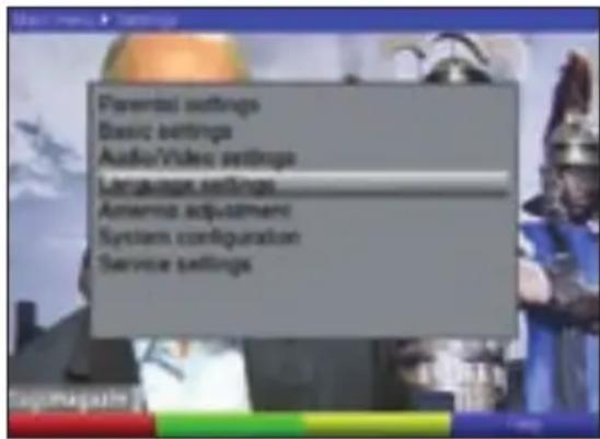 TECHNISAT DiGYBOXX T4 - Language settings (Ρυθμίσεις γλώσσας) - 1