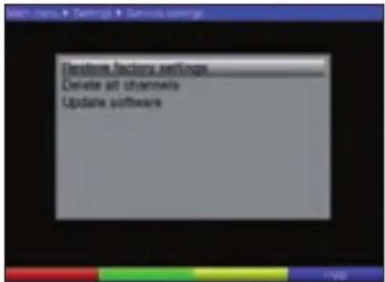 TECHNISAT DiGYBOXX T4 - Impostazioni servizio - 3