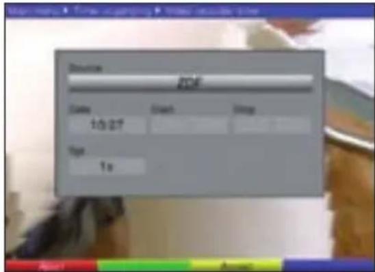 TECHNISAT DiGYBOXX T4 - Programmazione manuale del timer - 2