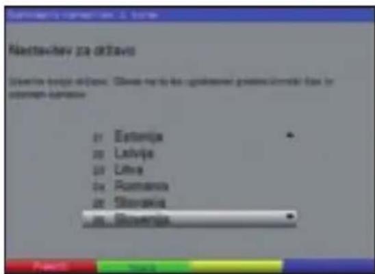 TECHNISAT DiGYBOXX T4 - Nastavitev države - 1