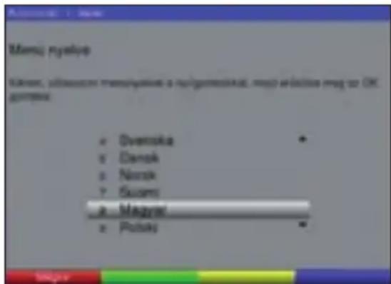 TECHNISAT DiGYBOXX T4 - Menünyelv - 1