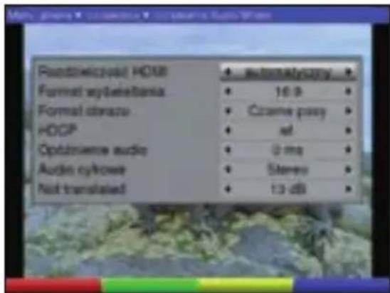 TECHNISAT DiGYBOXX T4 - Ustawienia audio/video - 2