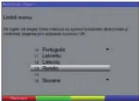 TECHNISAT DiGYBOXX T4 - Limbă meniu - 1