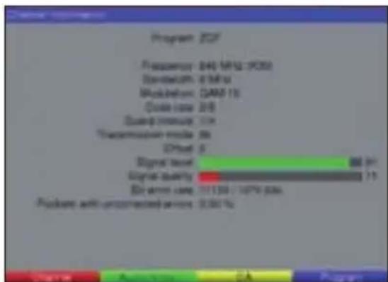 TECHNISAT DiGYBOXX T4 - Channel information - 1