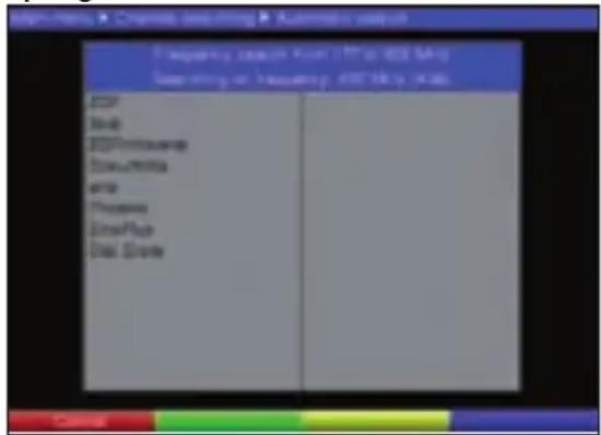 TECHNISAT DiGYBOXX T4 - Tras el proceso de búsqueda - 1