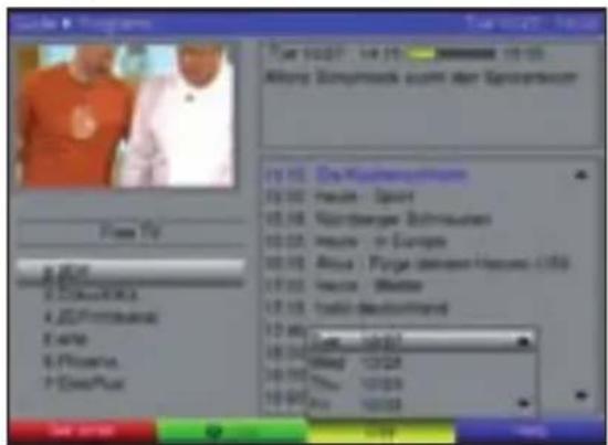 TECHNISAT DiGYBOXX T4 - Opening the electronic programme guide - 6
