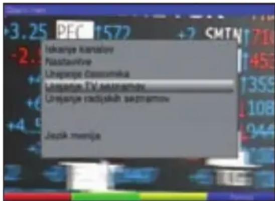 TECHNISAT DiGYBOXX T4 - Priklic upravljanja seznama programov - 1
