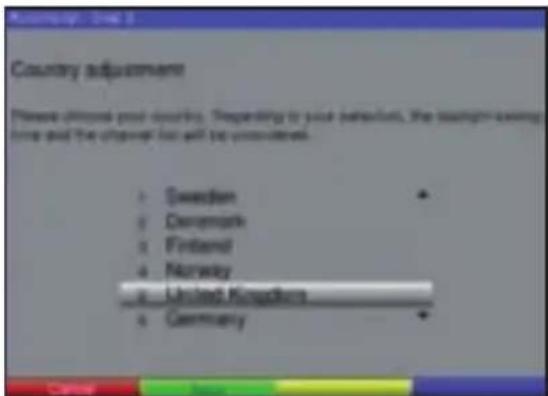 TECHNISAT DiGYBOXX T4 - Ajuste del país (Country adjustment) - 1