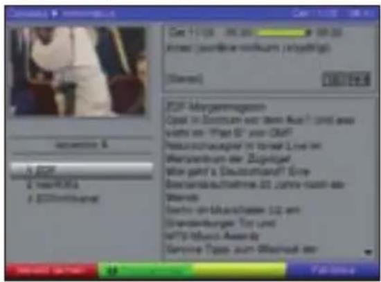 TECHNISAT DiGYBOXX T4 - EPG Info (elektronisko programmu žurnāla informācija) - 1
