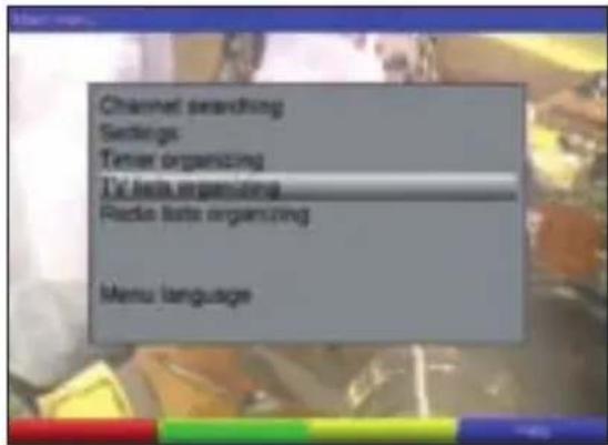TECHNISAT DiGYBOXX T4 - Opening the programme list management - 1
