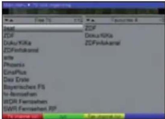 TECHNISAT DiGYBOXX T4 - Activación de la administración de listas de programas - 3