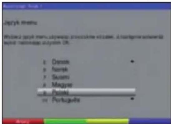 TECHNISAT DiGYBOXX T4 - Menu JĘZYK - 1